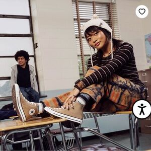 Converse All Star Hi Sneaker in Desert Sand